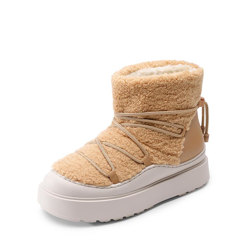 Dream Pairs Women'S Outdoor Faux Fur Snow Boots