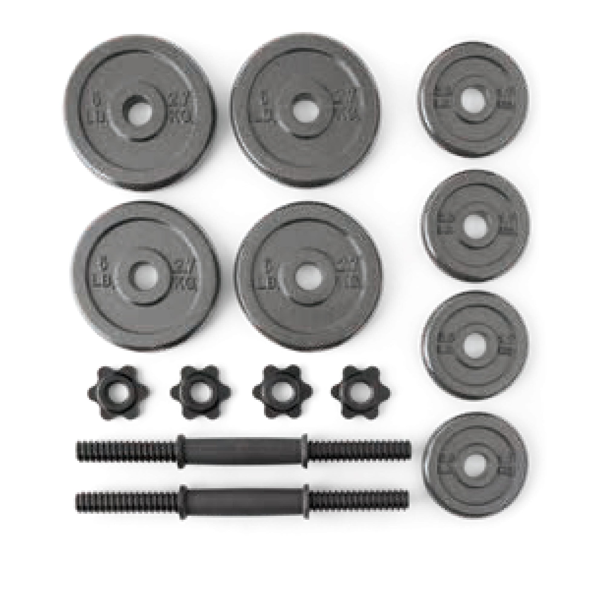 40Lb Adjustable Cast Iron Dumbbell Set