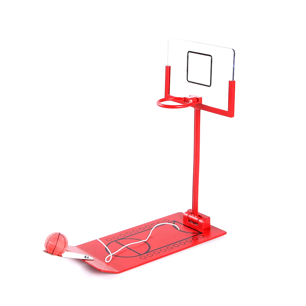 Stress Relief Toy Foldable Mini Basketball Game Office Desktop Table Basketball Birthday Gift for NBA CBA Lovers Training Toys